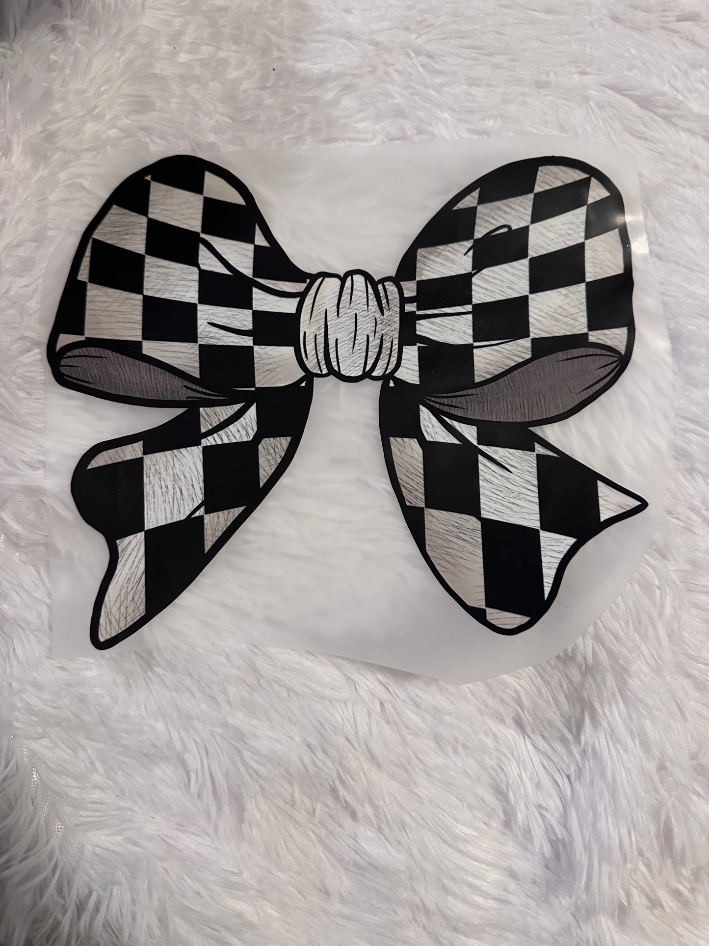 Checkered bow image