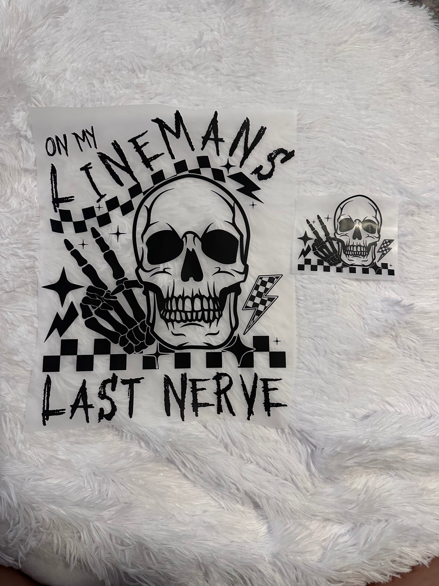 Lineman’s last nerves front + back image