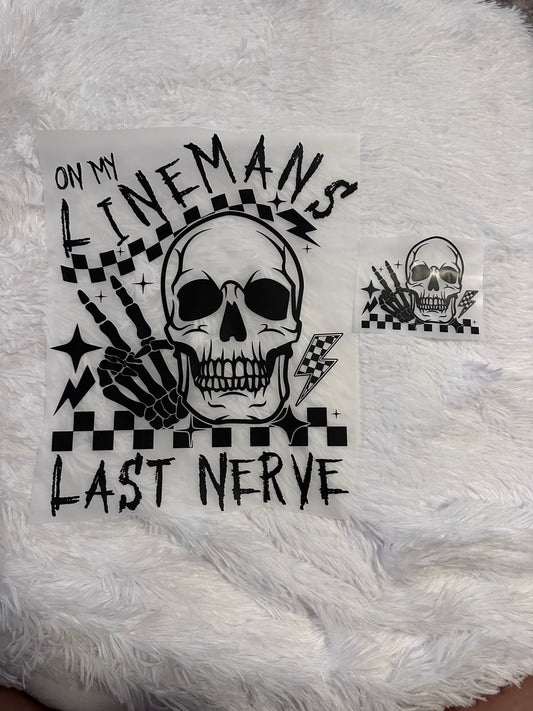 Lineman’s last nerves front + back image