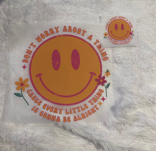 Don’t worry about it front + back image