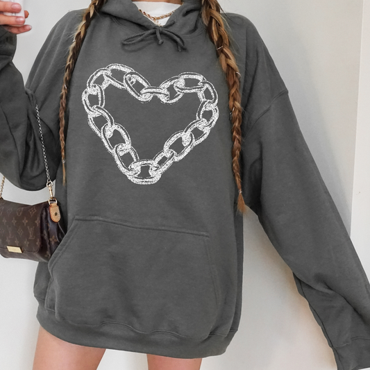 Chain Heart Sweatshirt