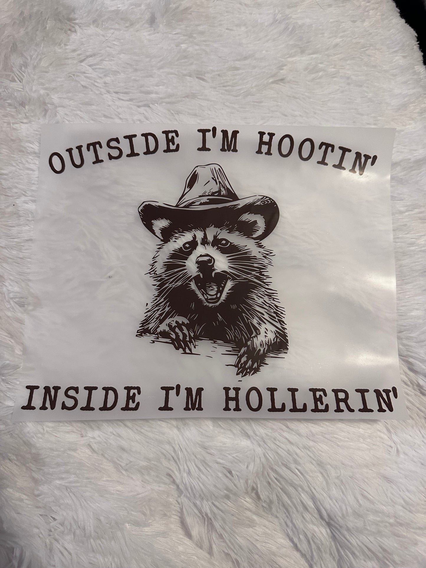 Outside I’m hootin image