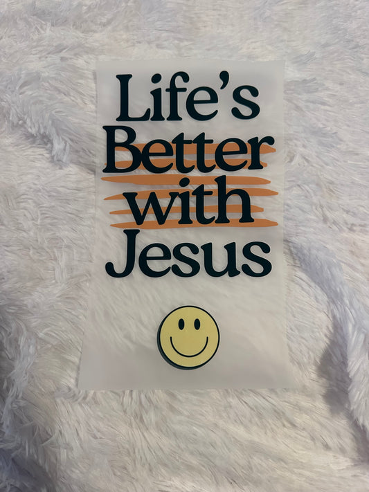 Life is better with Jesus kids/youth image