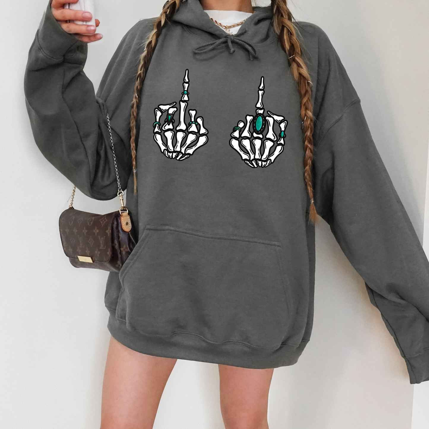 Middle Finger up Hoddie