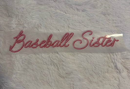 Baseball sister kids/youth image