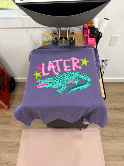 Later gator, after while crocodile Tee￼