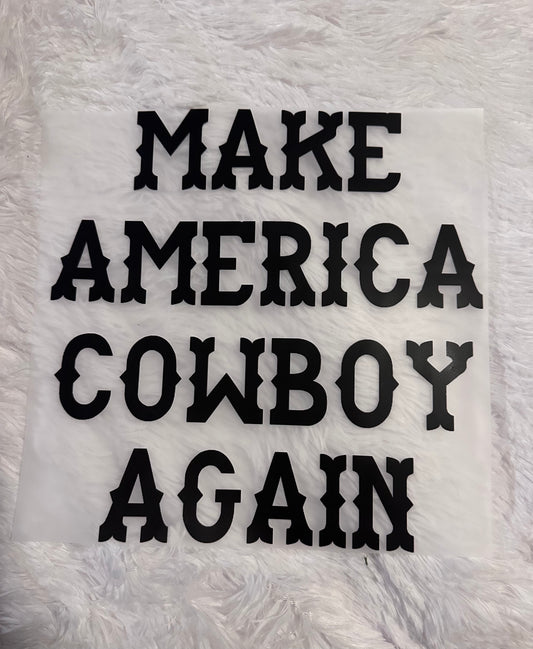 Make America cowboy again image