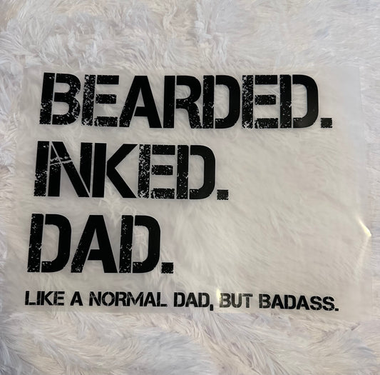Bearded inked dad image
