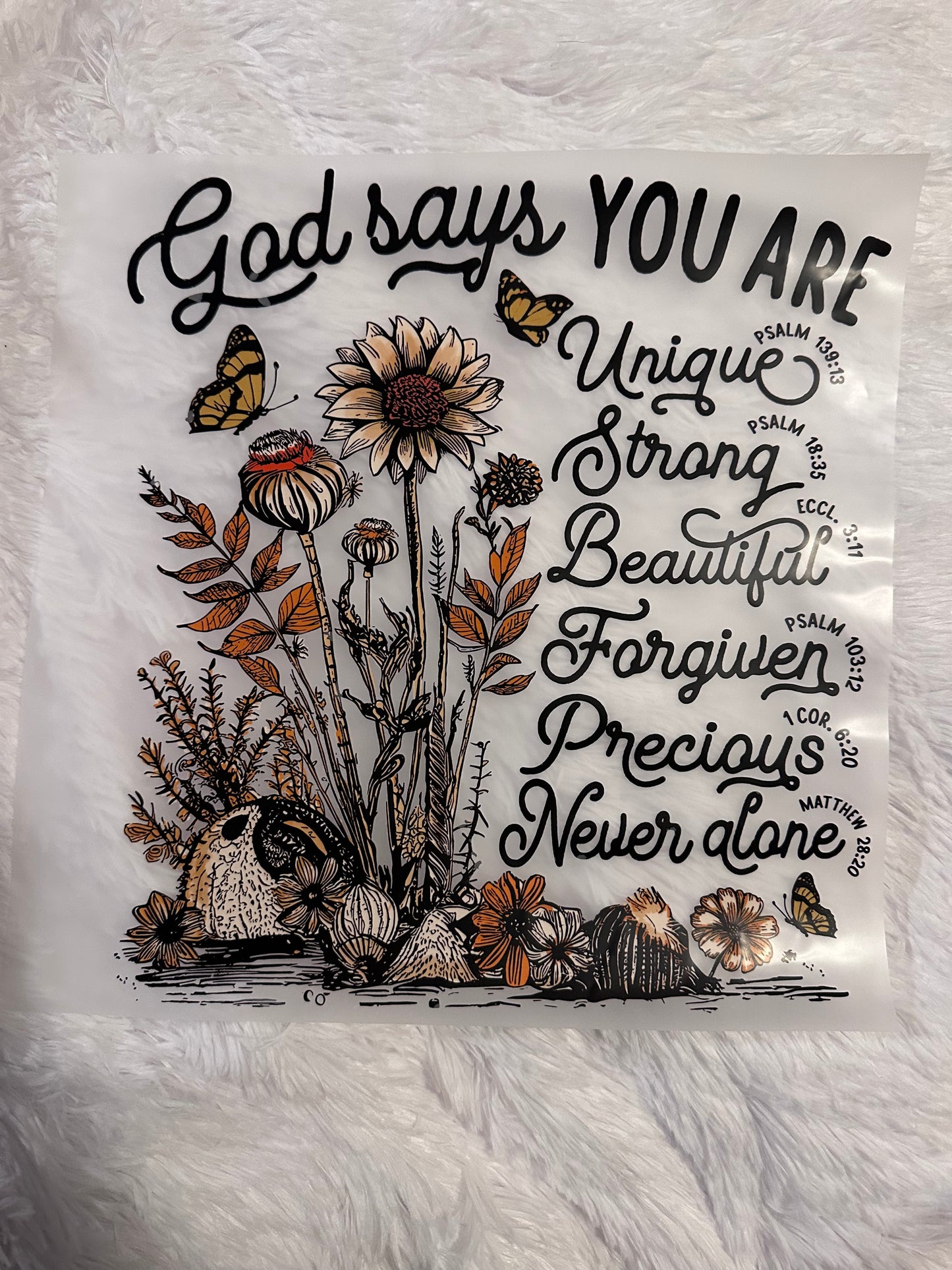 God says you are image