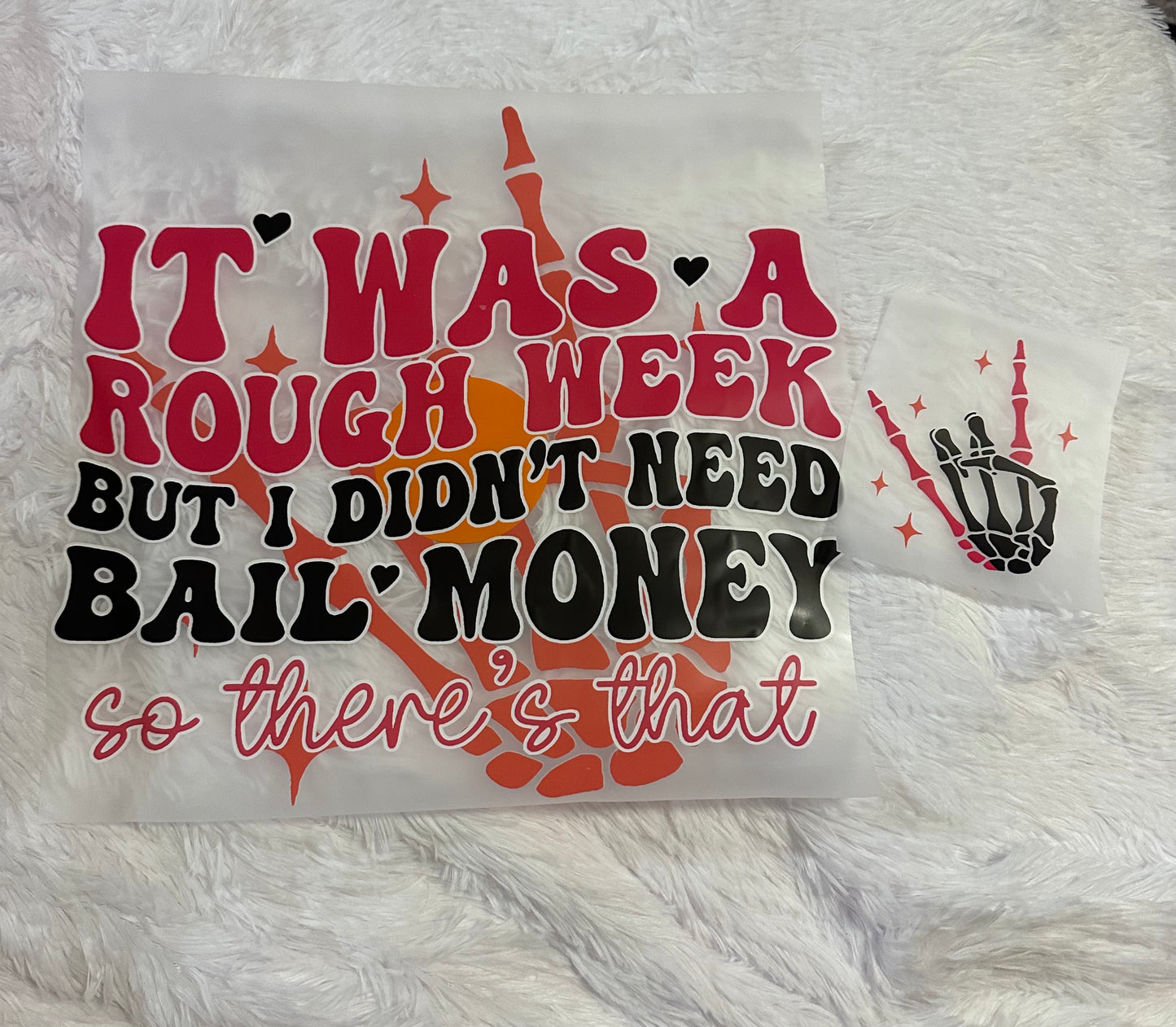 It was a rough week front + back image