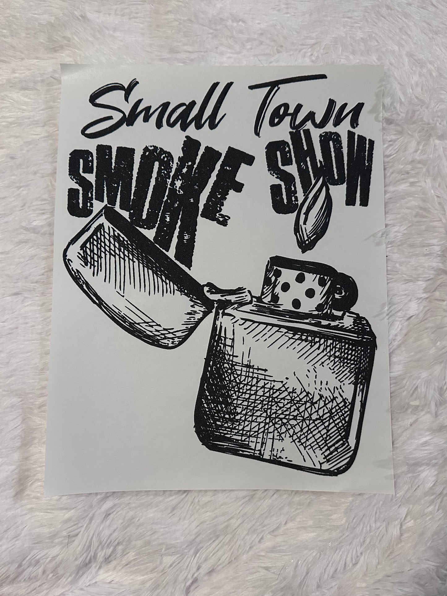 Small town smoke show image