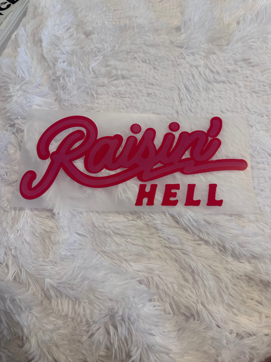 Raisin hell image ￼