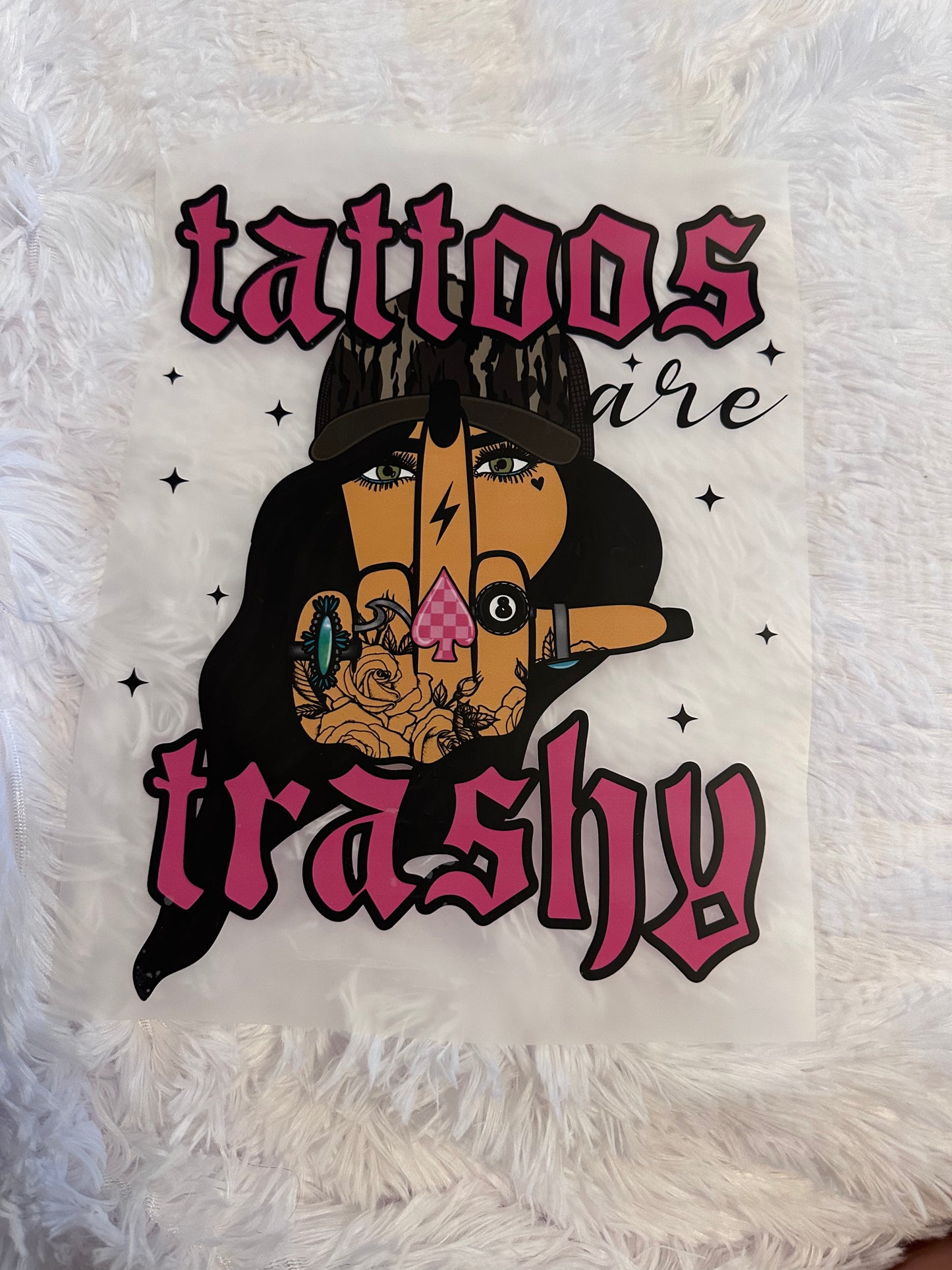 Tattoos are trashy image