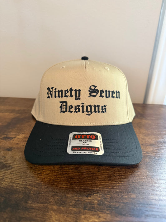 97 Dark tan + Black Hat