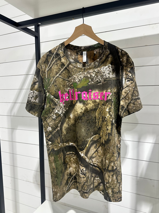 Camo Shirt Pink Hellraiser